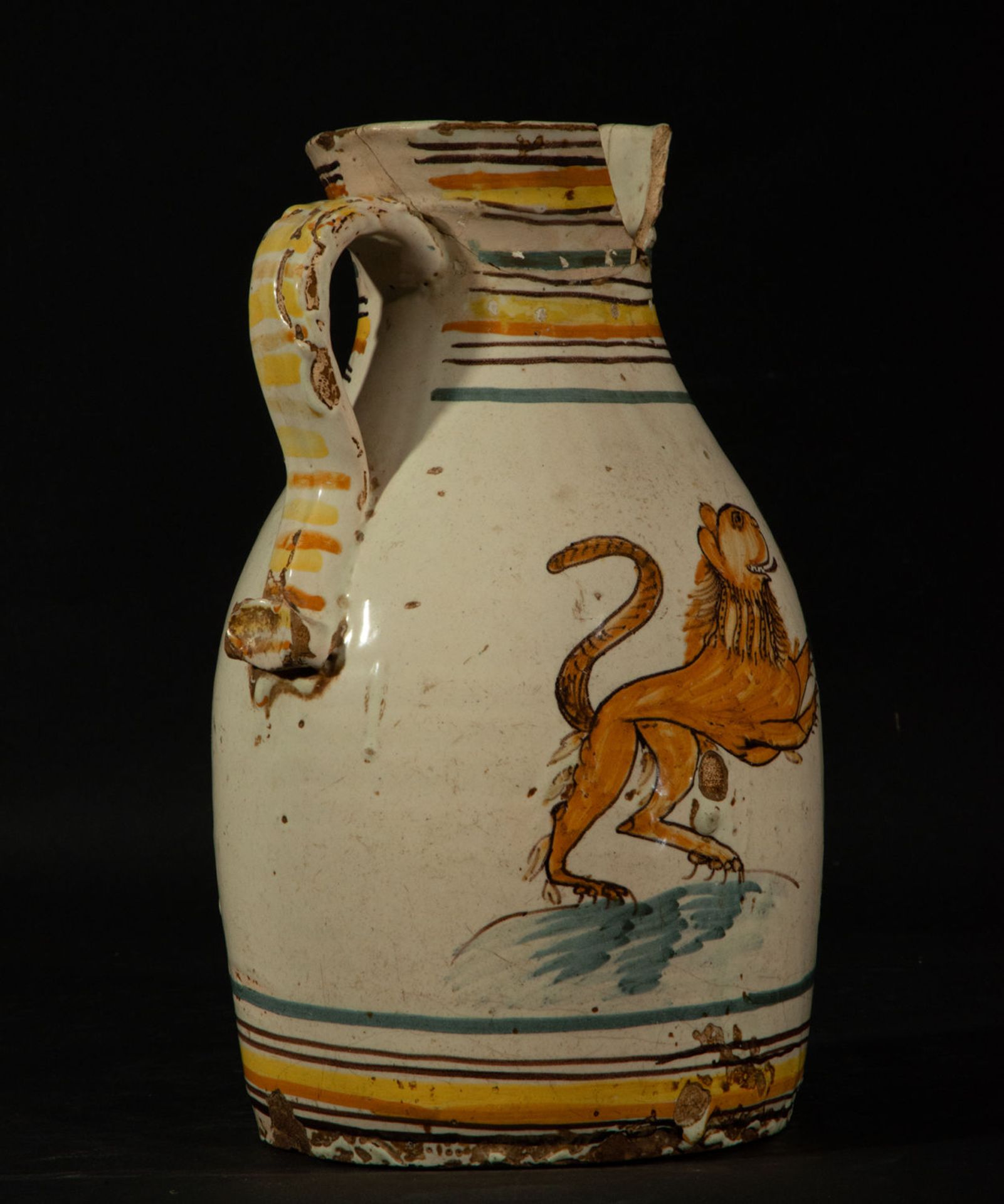 Wine jug "Long live my Owner", Archbishop's Bridge, 19th century - Image 7 of 8