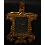 Cornucopia frame in wood gilded with gold leaf, 19th century