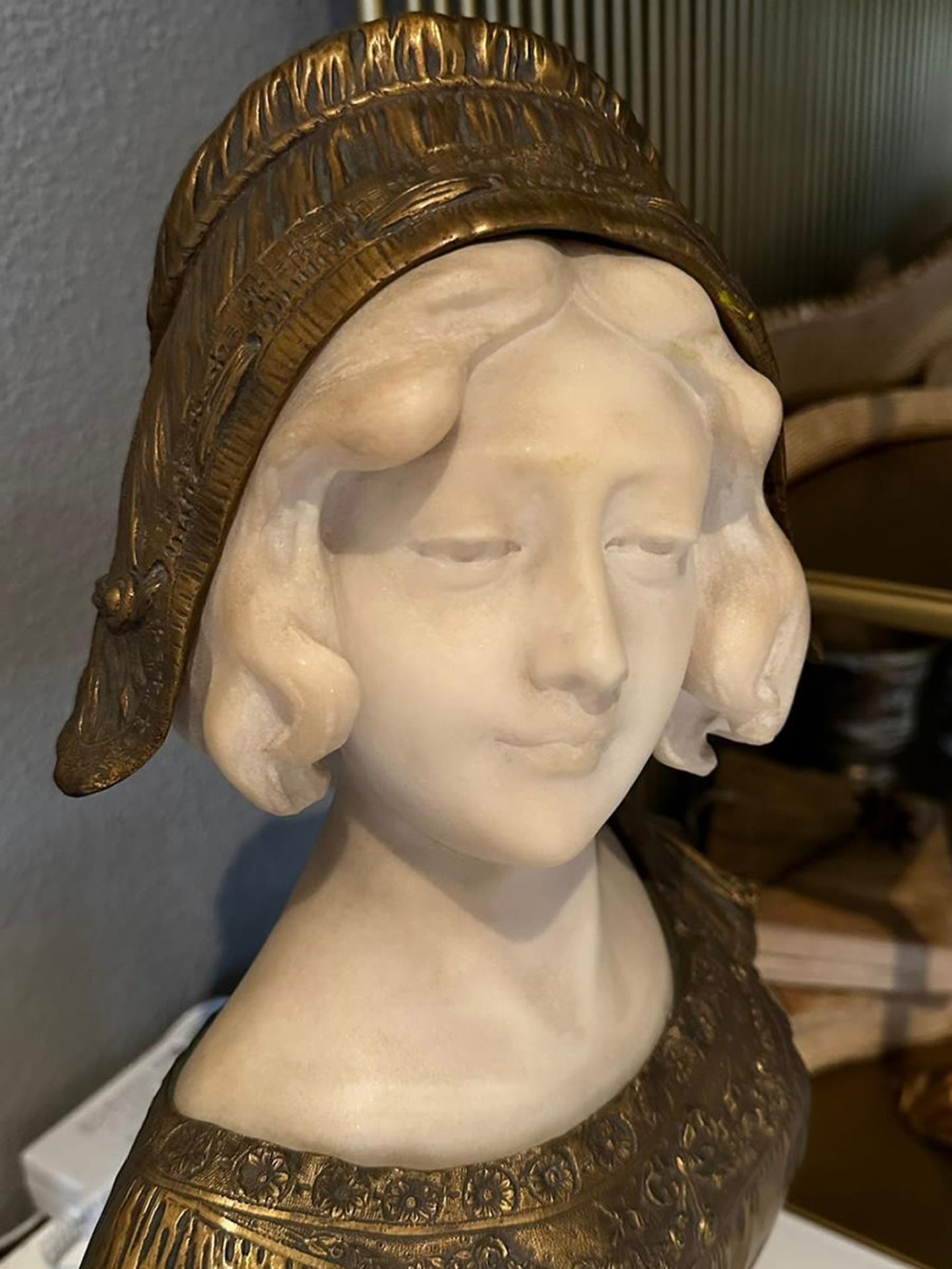 Fortunato Gory (1895 - 1925), Paris, Bust of a Young Girl - Image 6 of 10