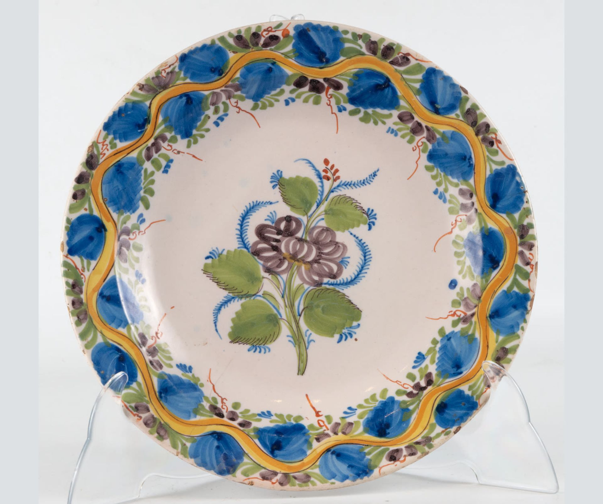 Ceramic plate from Manises, 20th century