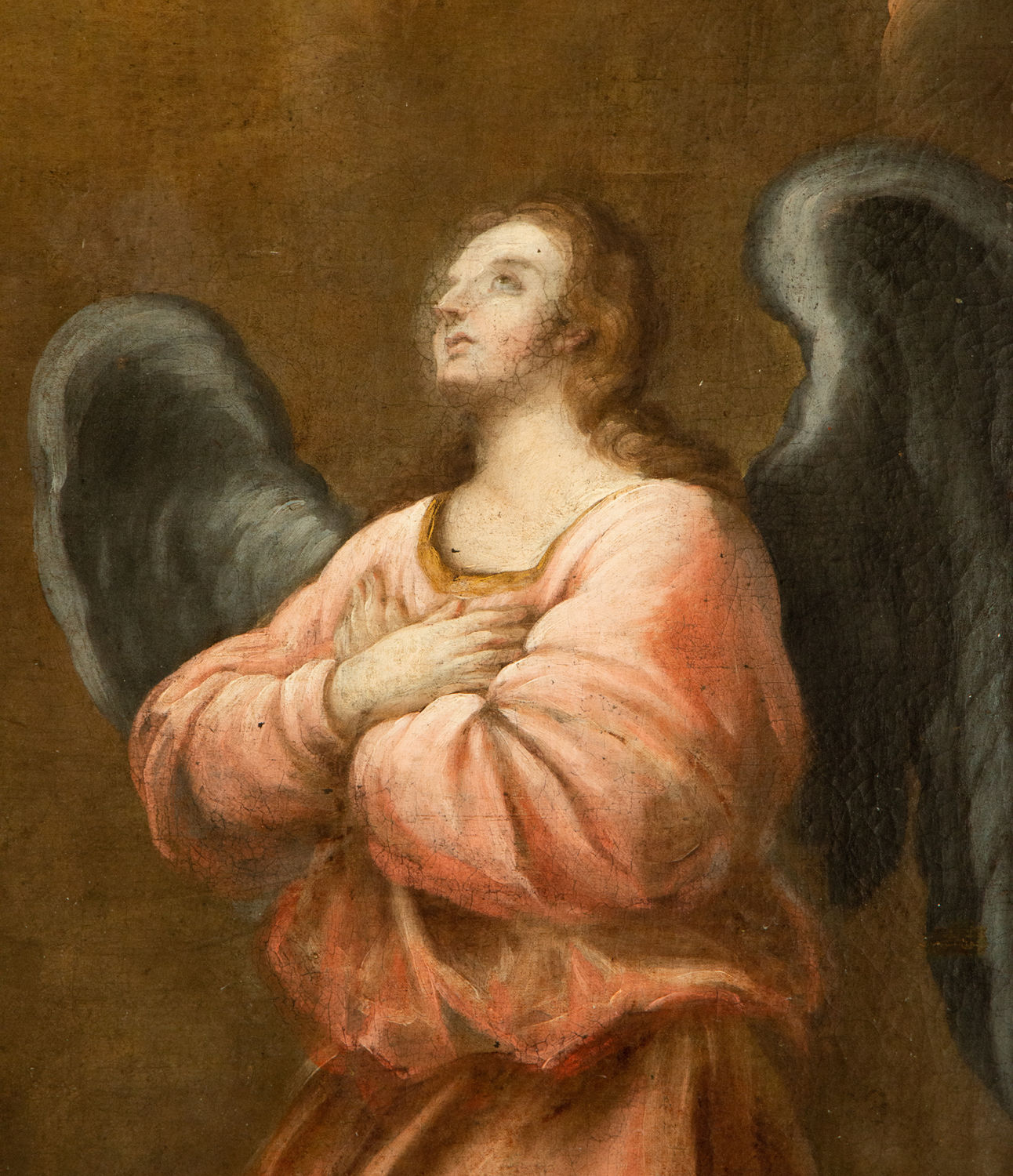 The Annunciation, Cuzco school from the 18th century - Image 3 of 7