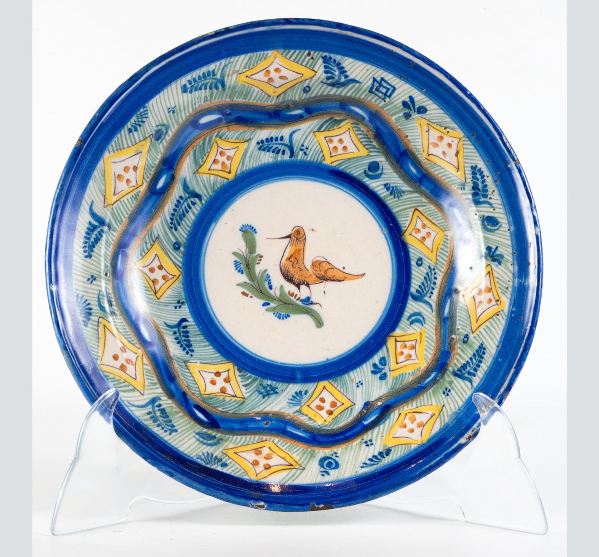 Ceramic plate from Manises, 20th century