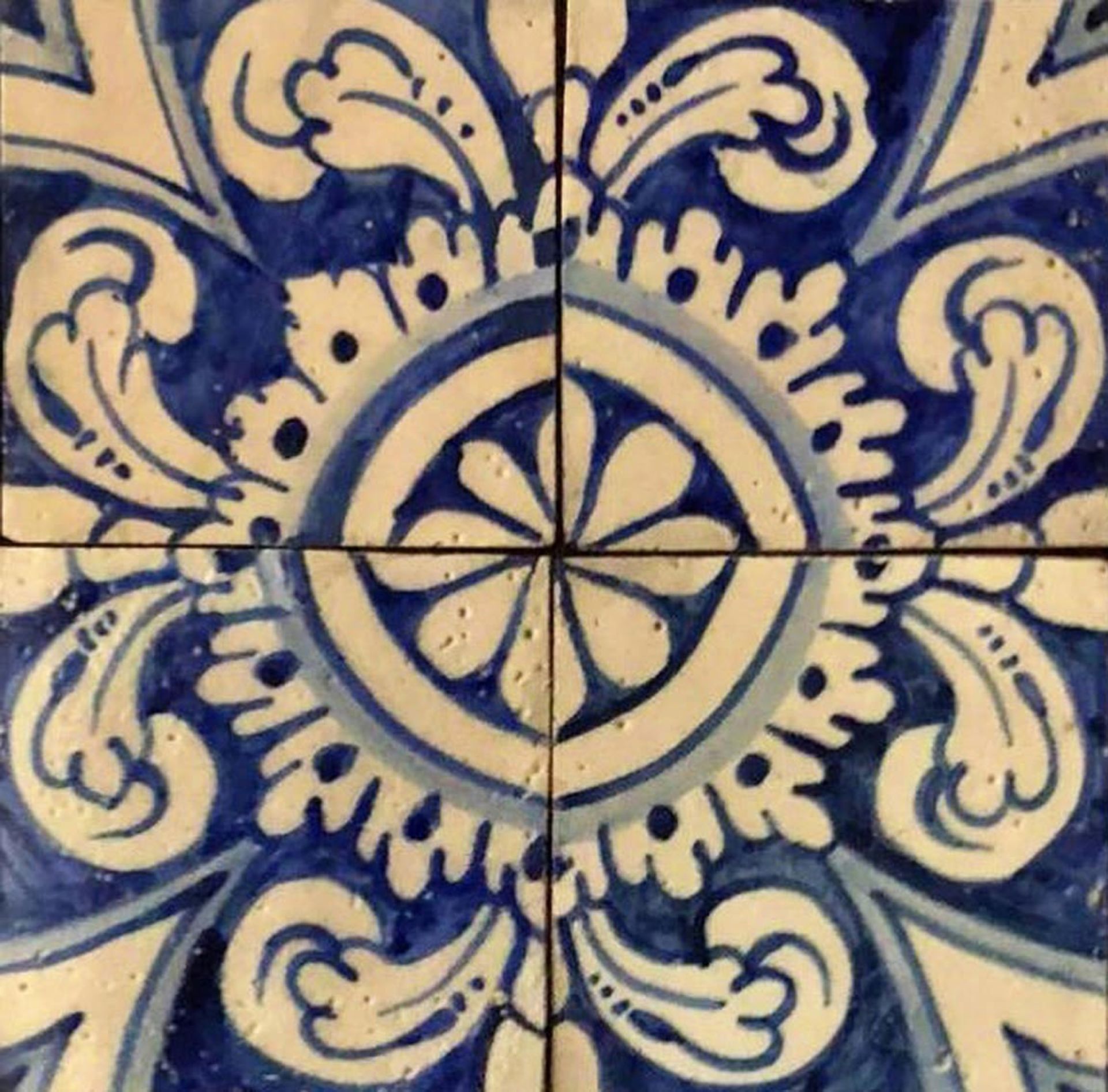 Panel of Portuguese Azulejos from the 17th century - Bild 3 aus 4