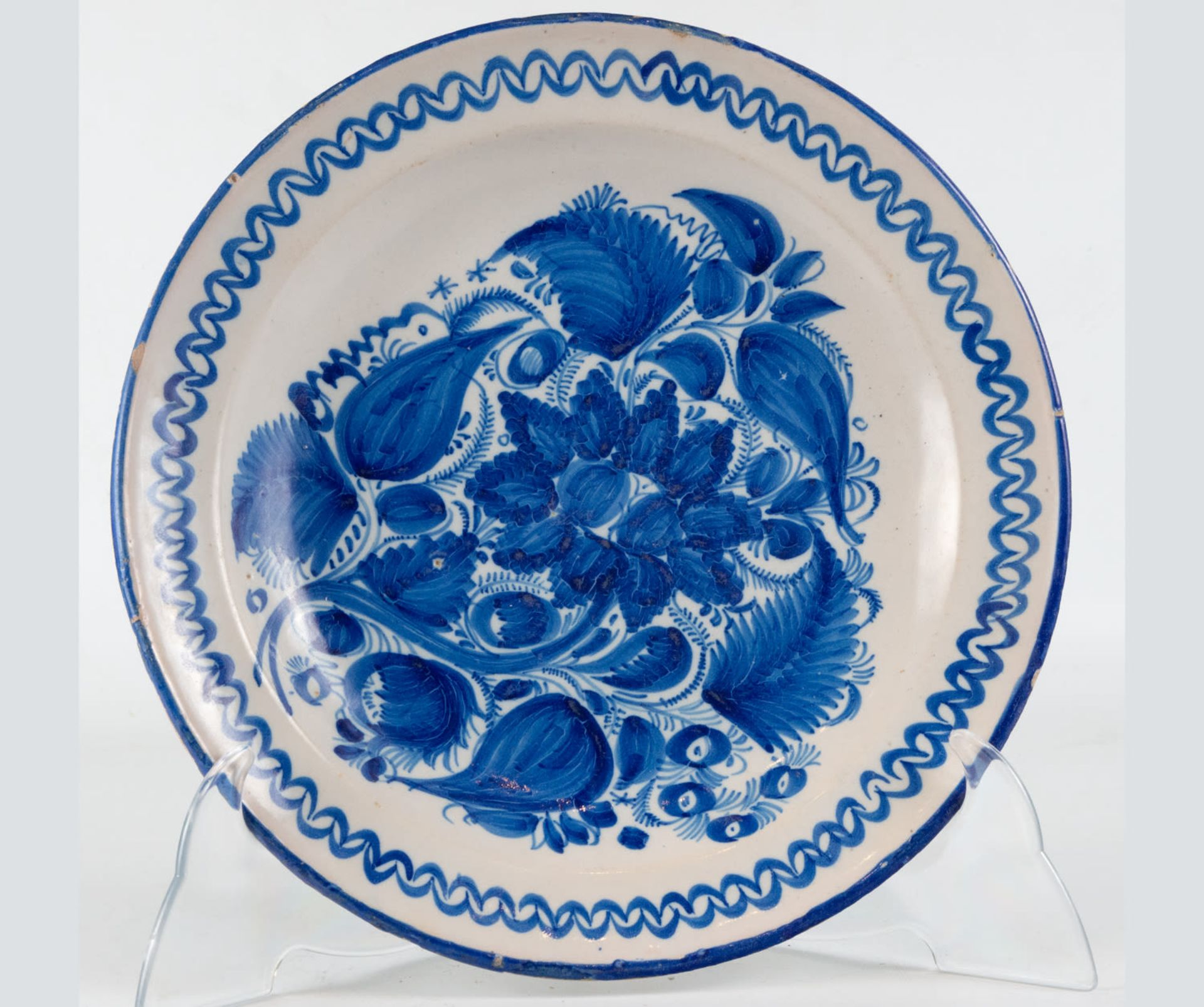 Ceramic plate from Manises, 20th century