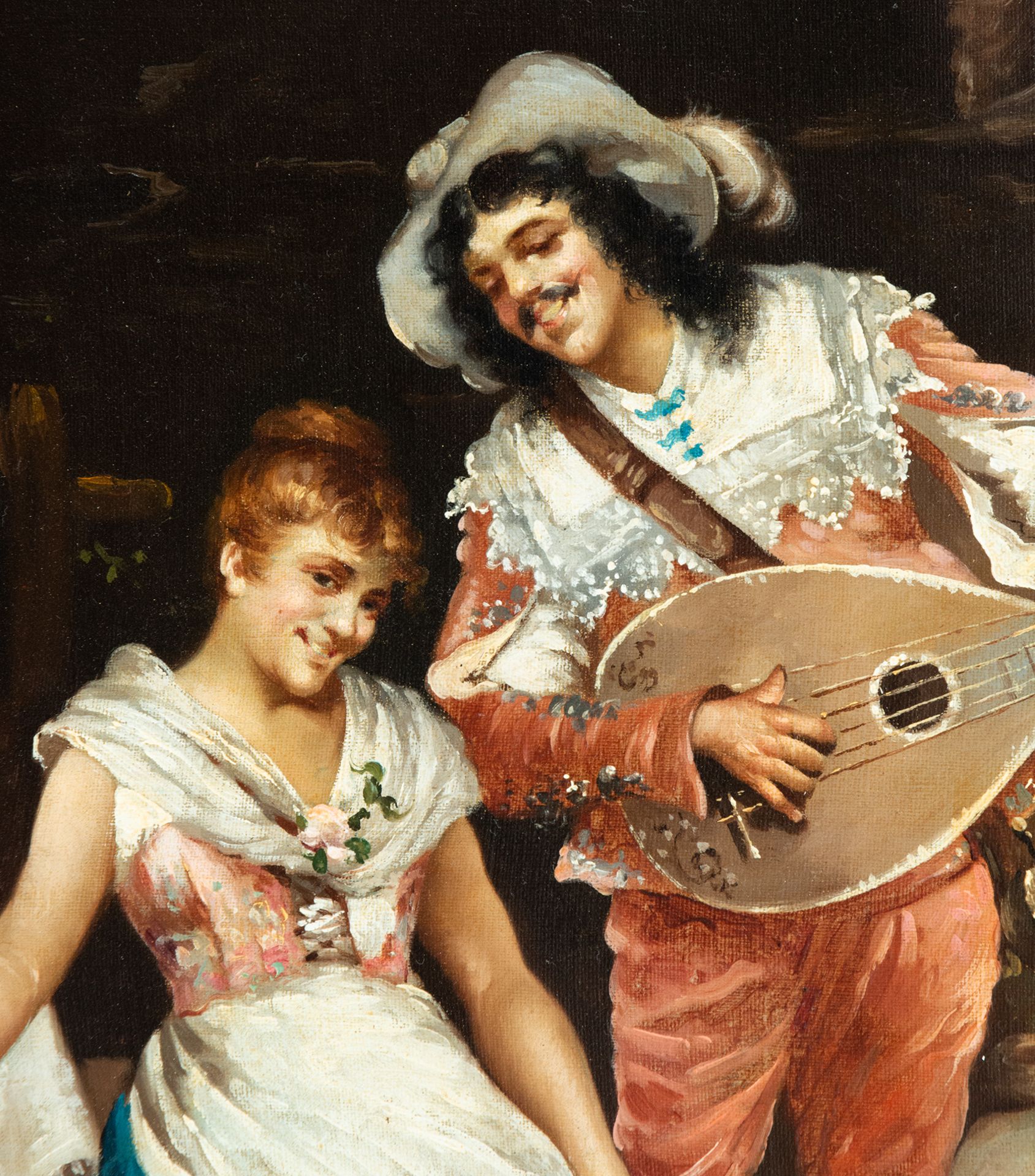 'Couple of Musketeers', Francesco Peluso (1836 - 1916), 19th century Italian school - Image 3 of 3