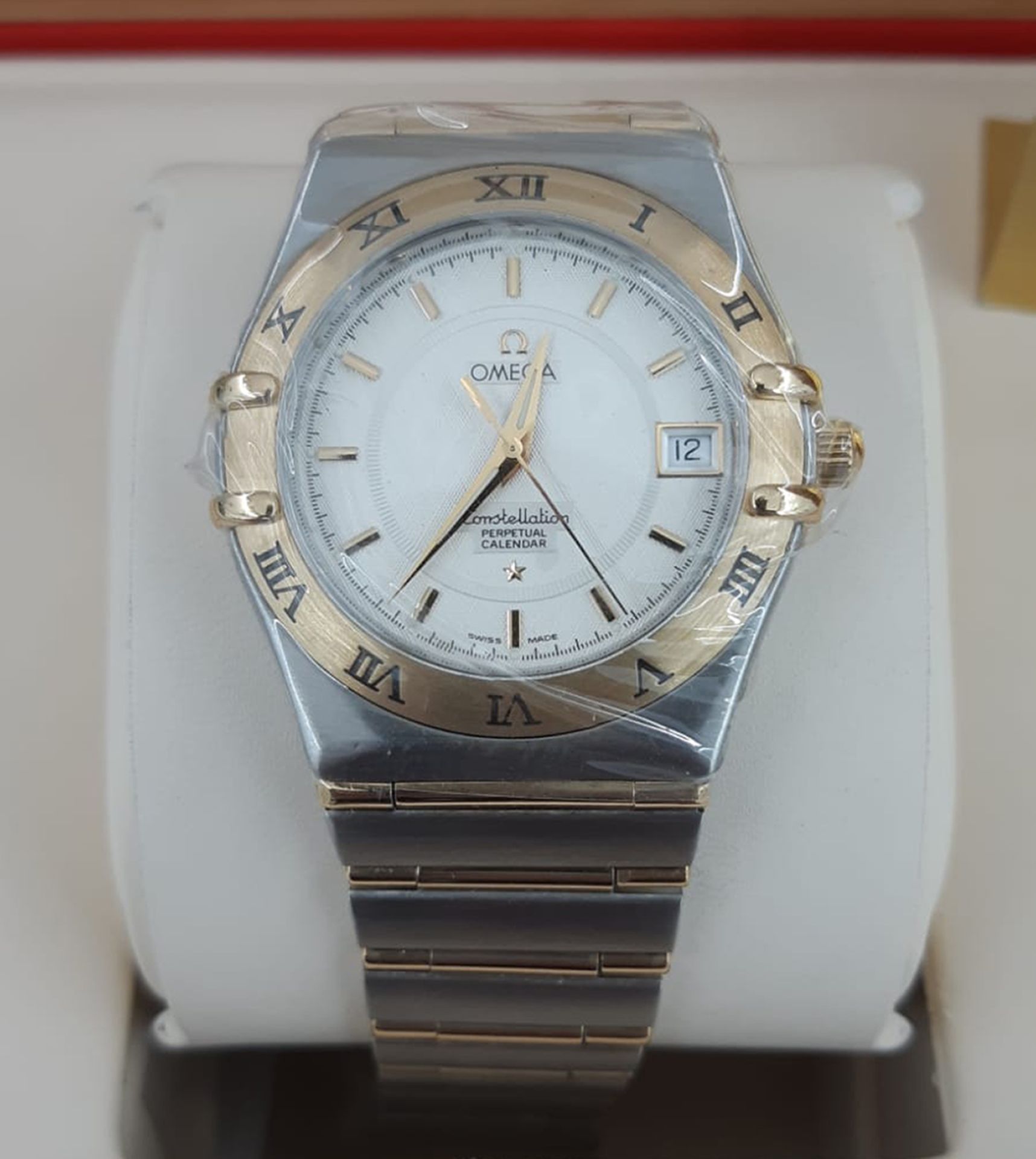 Omega Constellation XL unisex in steel and 18k gold