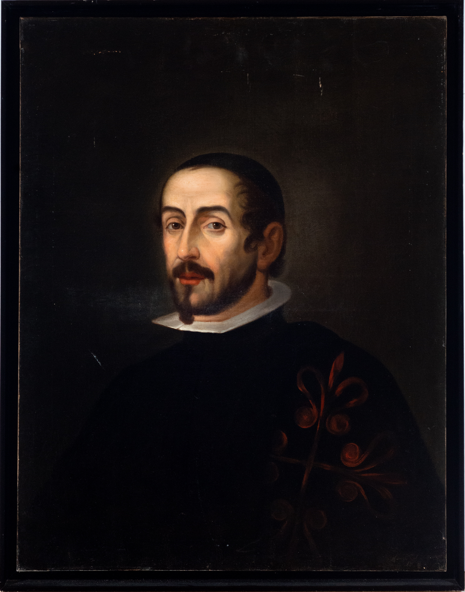 Pair of Portraits of Hernán Cortés and Pizarro, 19th century Peruvian school - Image 3 of 9