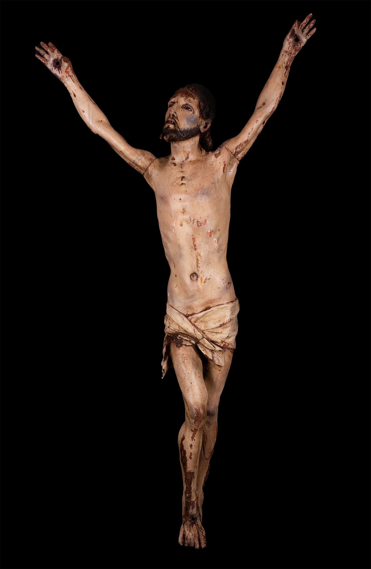 Important New Spanish colonial Christ, 17th century