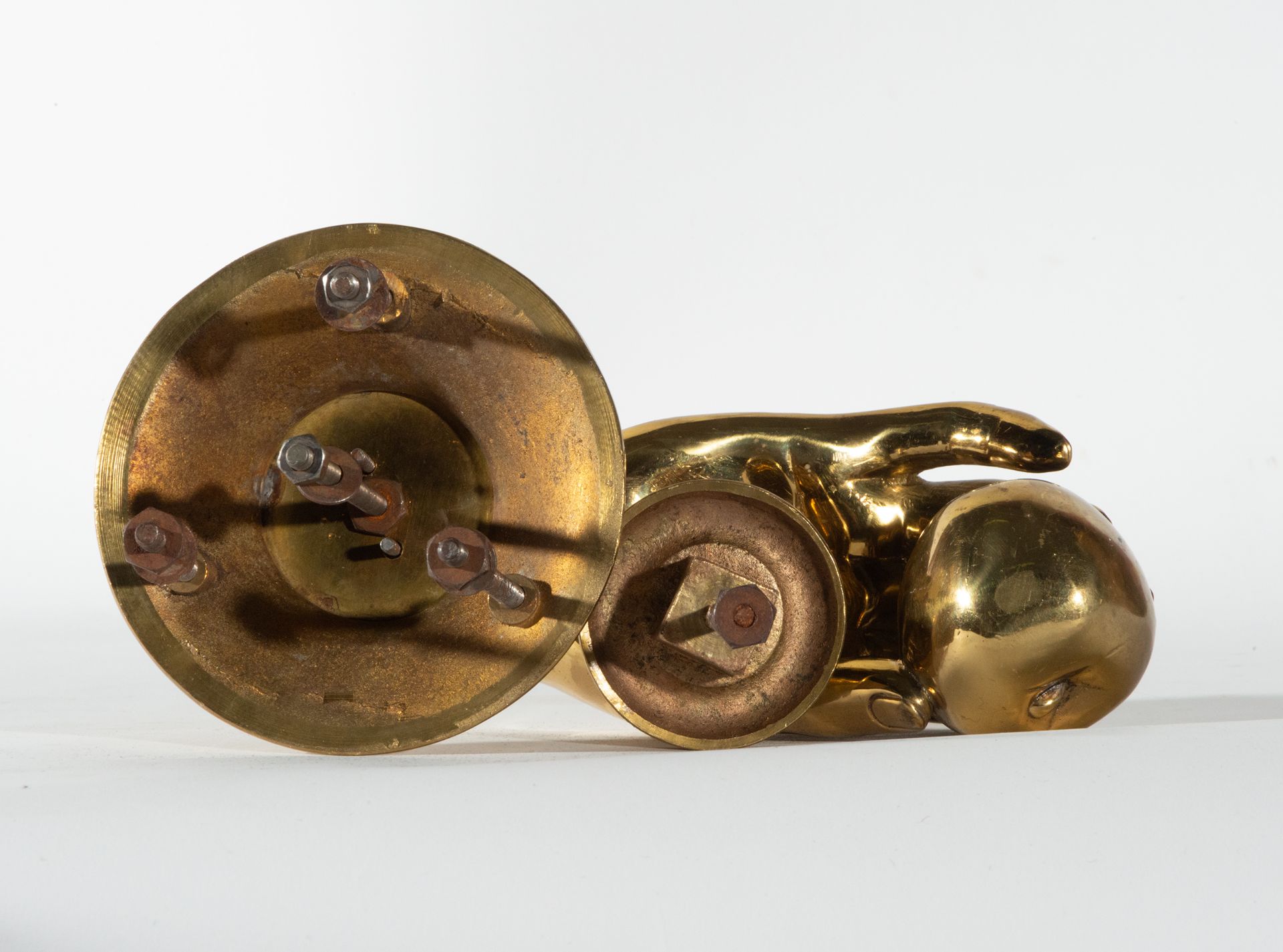 Pair of Art Nouveau Female Hand-Shaped Door Knobs, 1920s-30s - Image 3 of 4