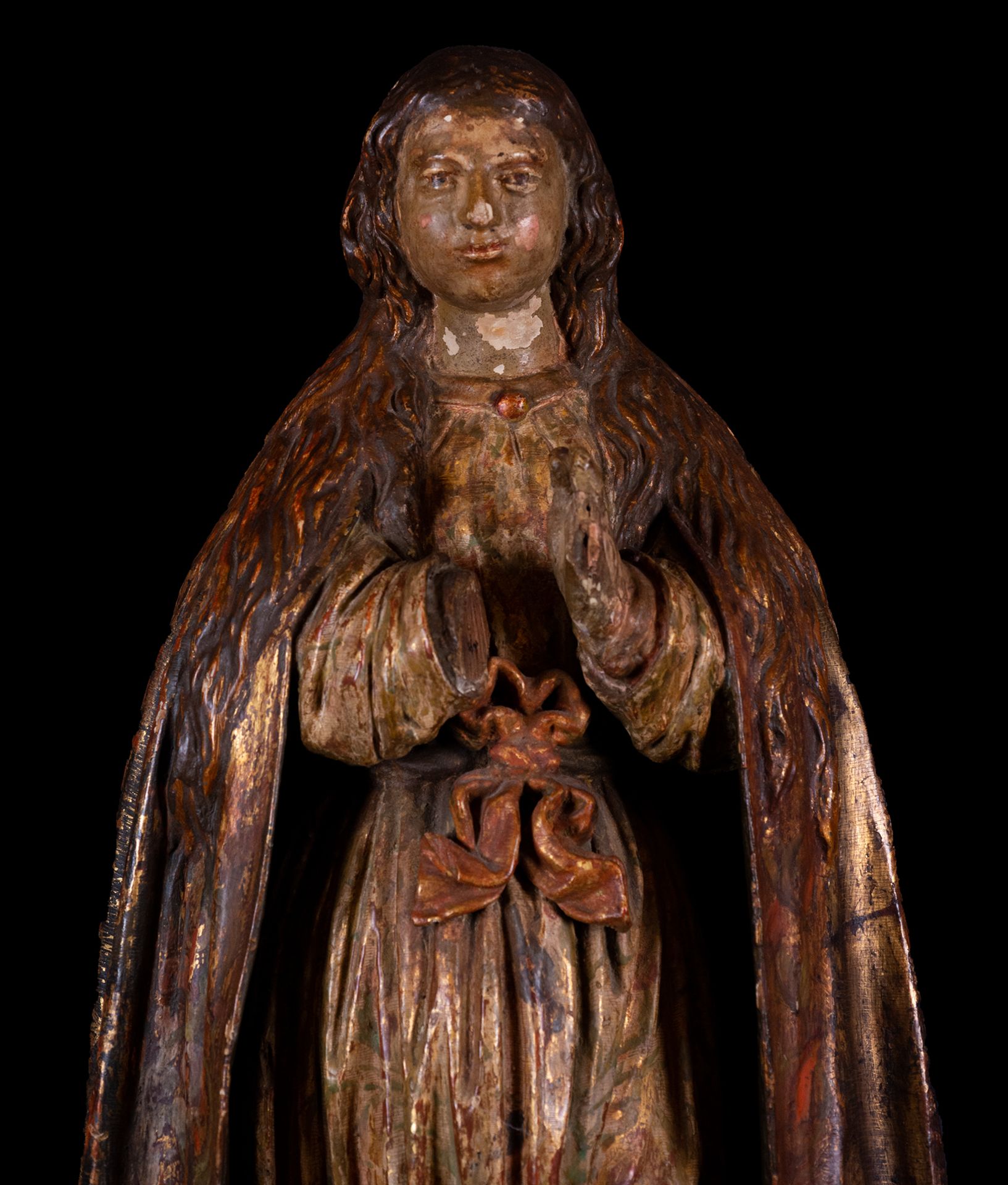 Important Carving of the Immaculate Virgin, Castilian school of the 16th century, circle of Gregorio - Image 5 of 10