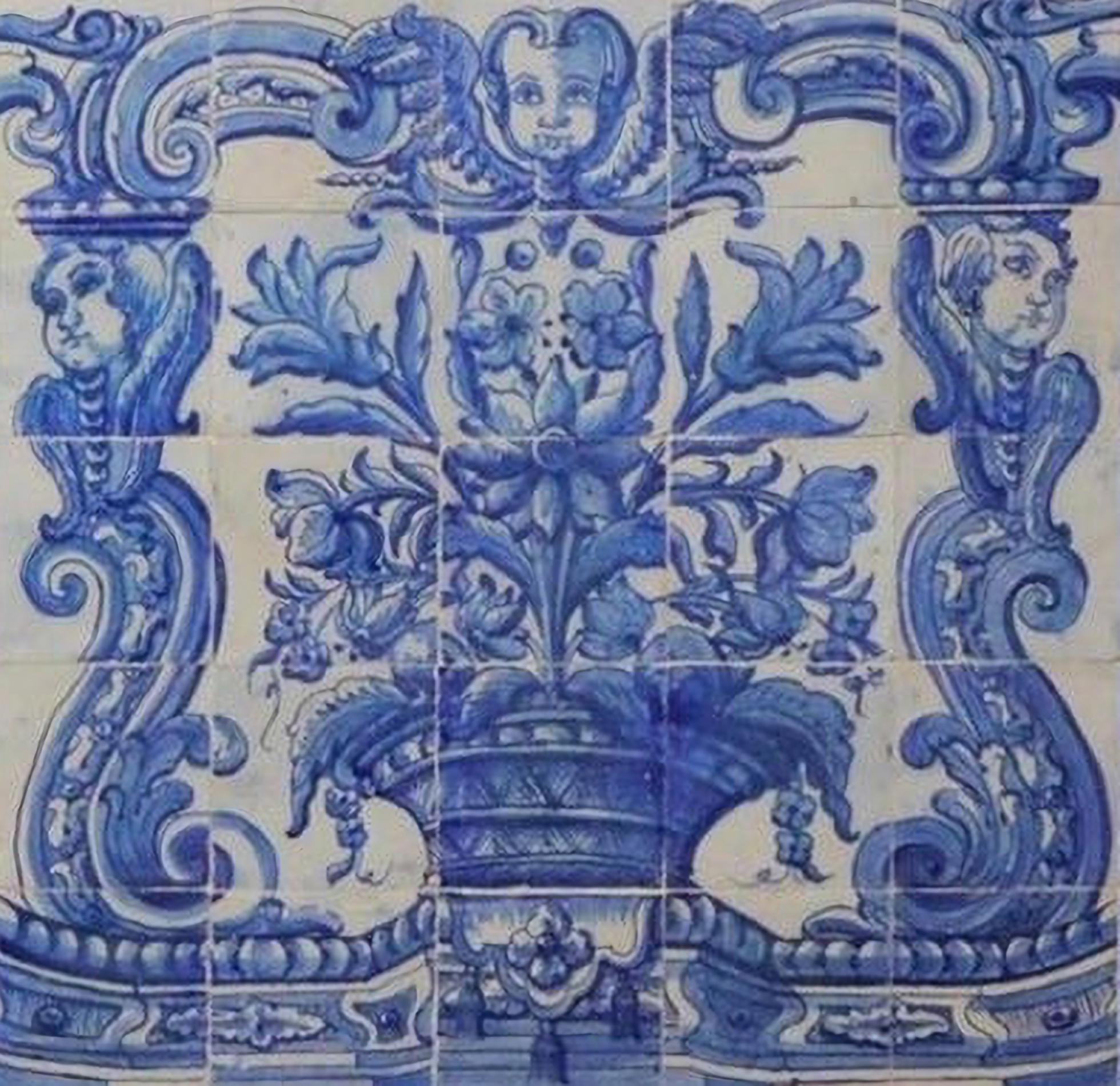 Important panel of Portuguese tiles, 17th century - Image 4 of 4