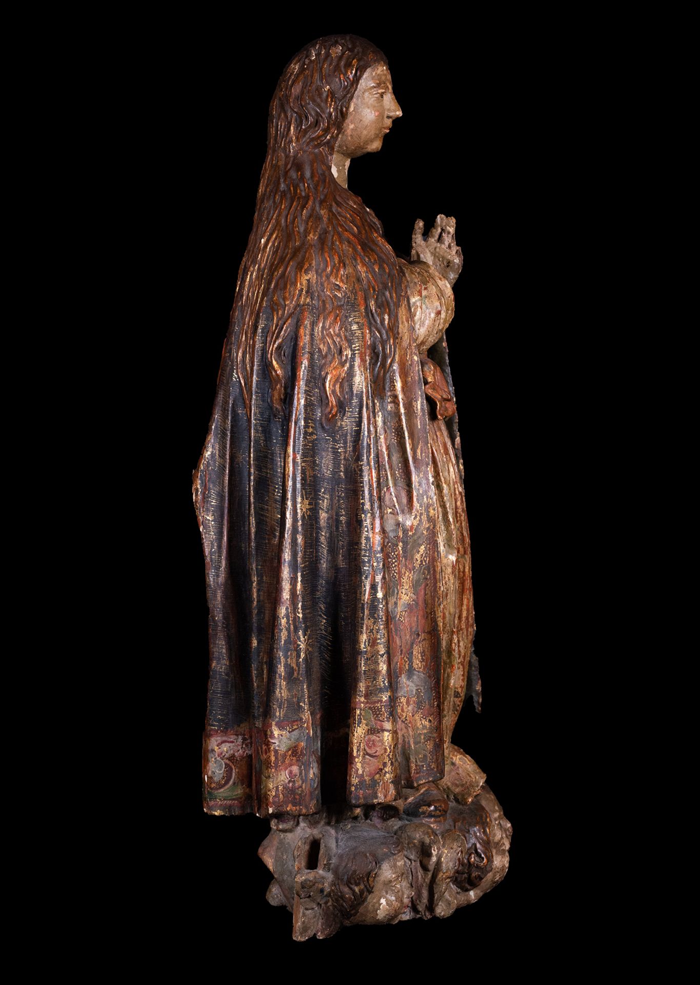 Important Carving of the Immaculate Virgin, Castilian school of the 16th century, circle of Gregorio - Image 8 of 10