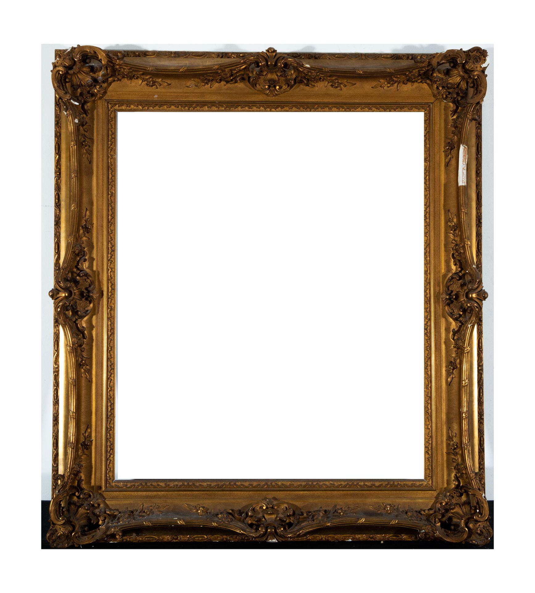 Important Louis XV style frame in wood and gilt trim, late 19th century