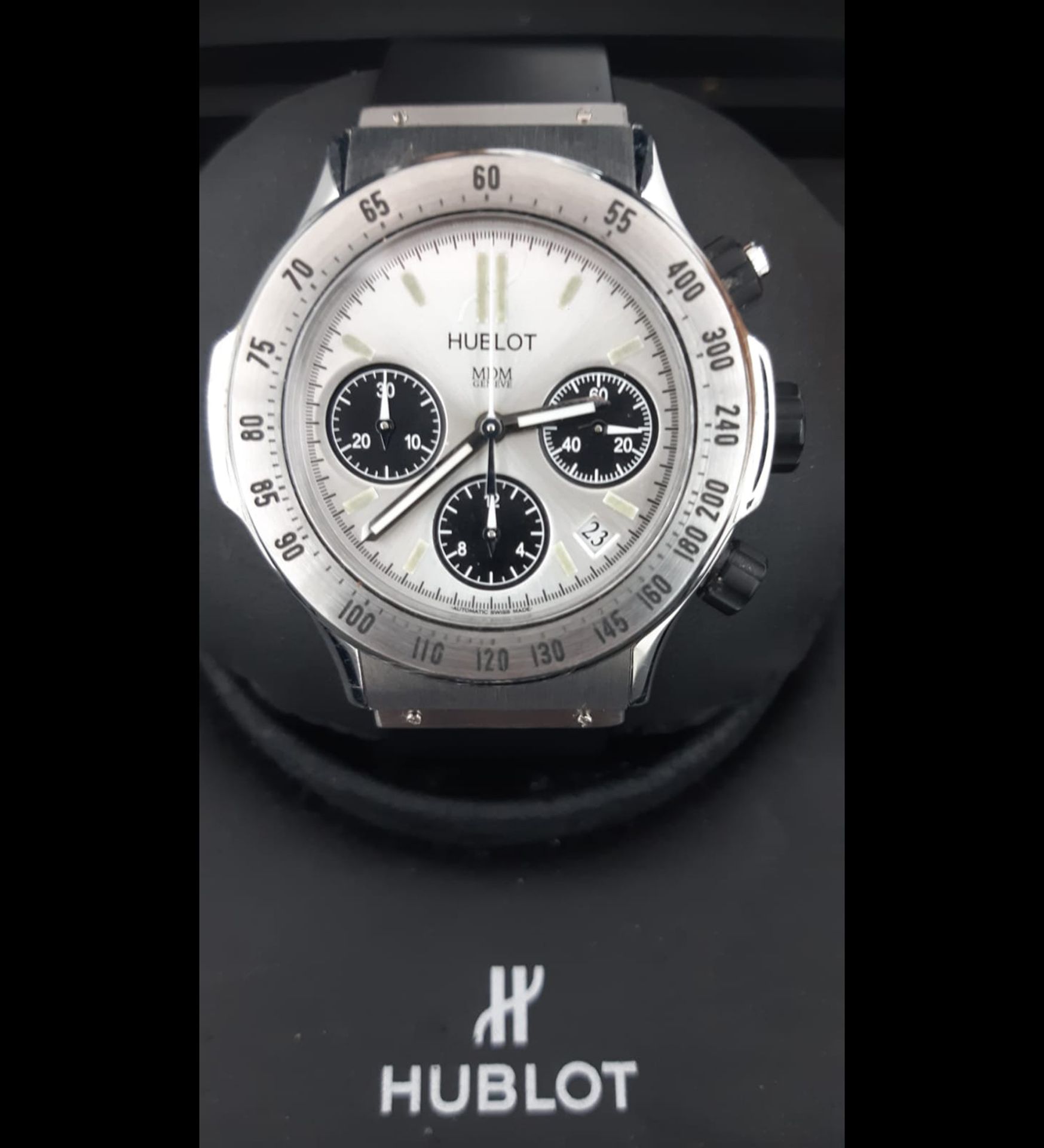 HUBLOT MDM in steel, automatic for men - Image 2 of 2