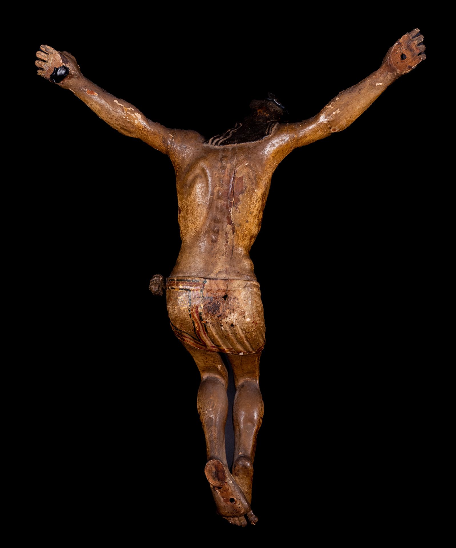 Christ from Granada from the end of the 16th century in polychrome wood, circle of Pablo de Rojas - Image 6 of 6