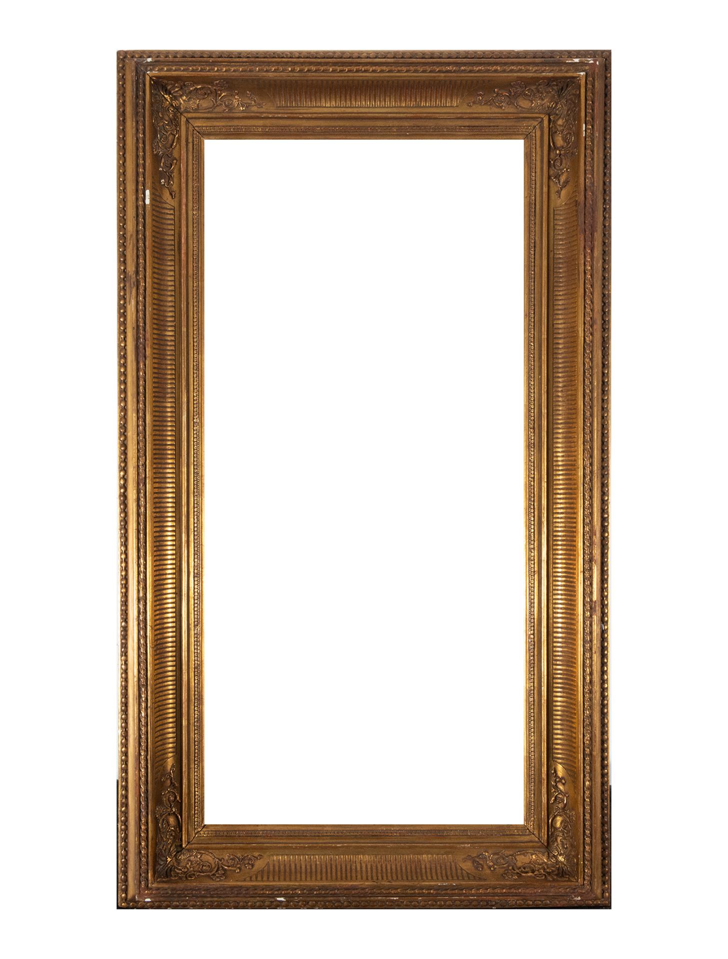 French Empire style frame, in gilt and wood molding, early 20th century