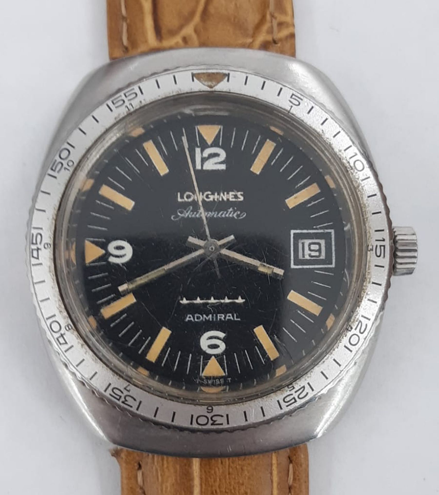Rare Longines Automatic Admiral, 1970s - Image 2 of 3