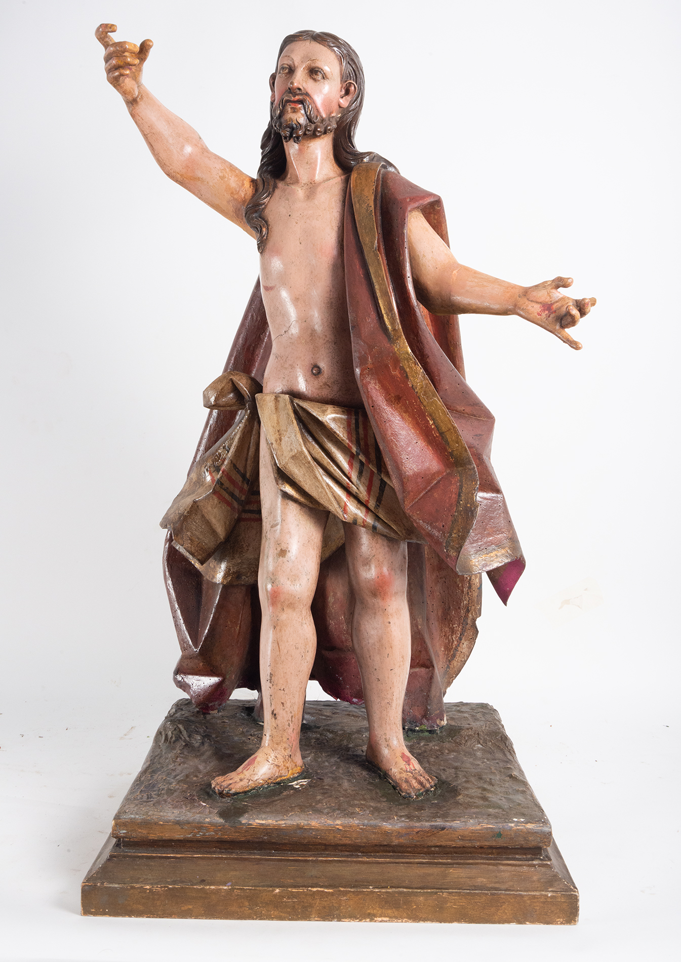 Large Tuscan Risen Christ, 17th century Italian school