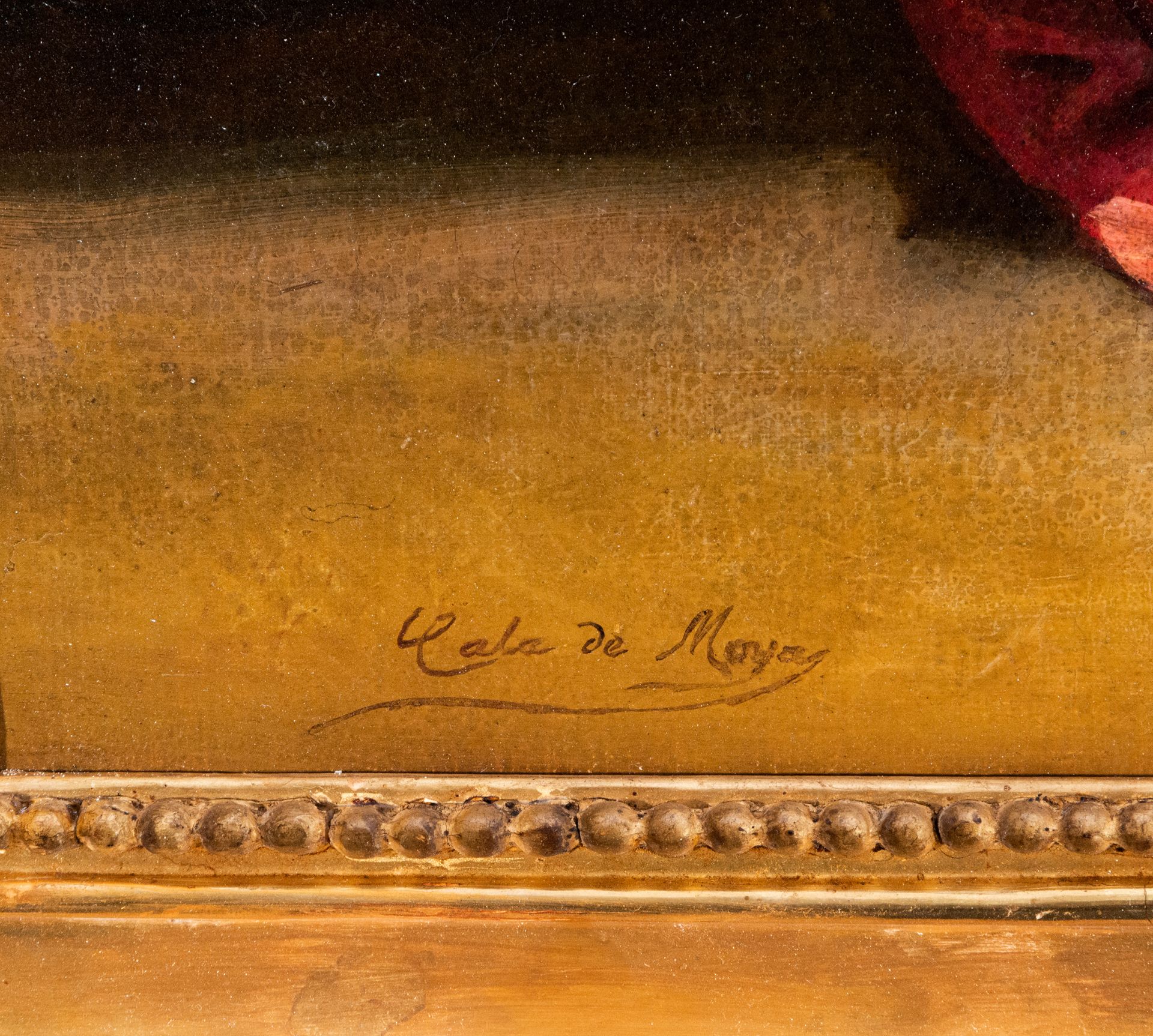Naked Maja, signed Cala de Moya, 19th century Spanish school - Bild 4 aus 5