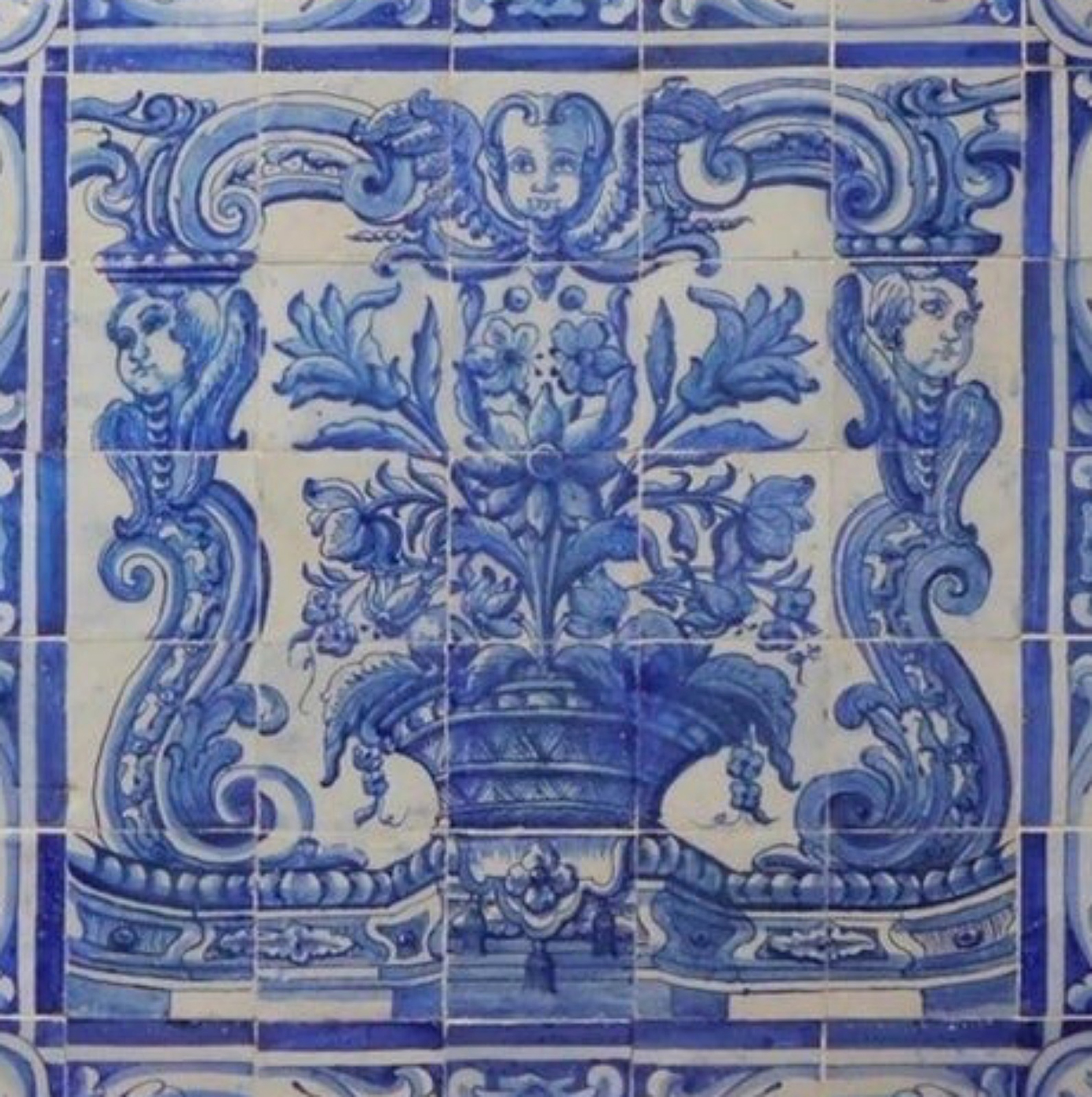 Important panel of Portuguese tiles, 17th century - Image 2 of 4