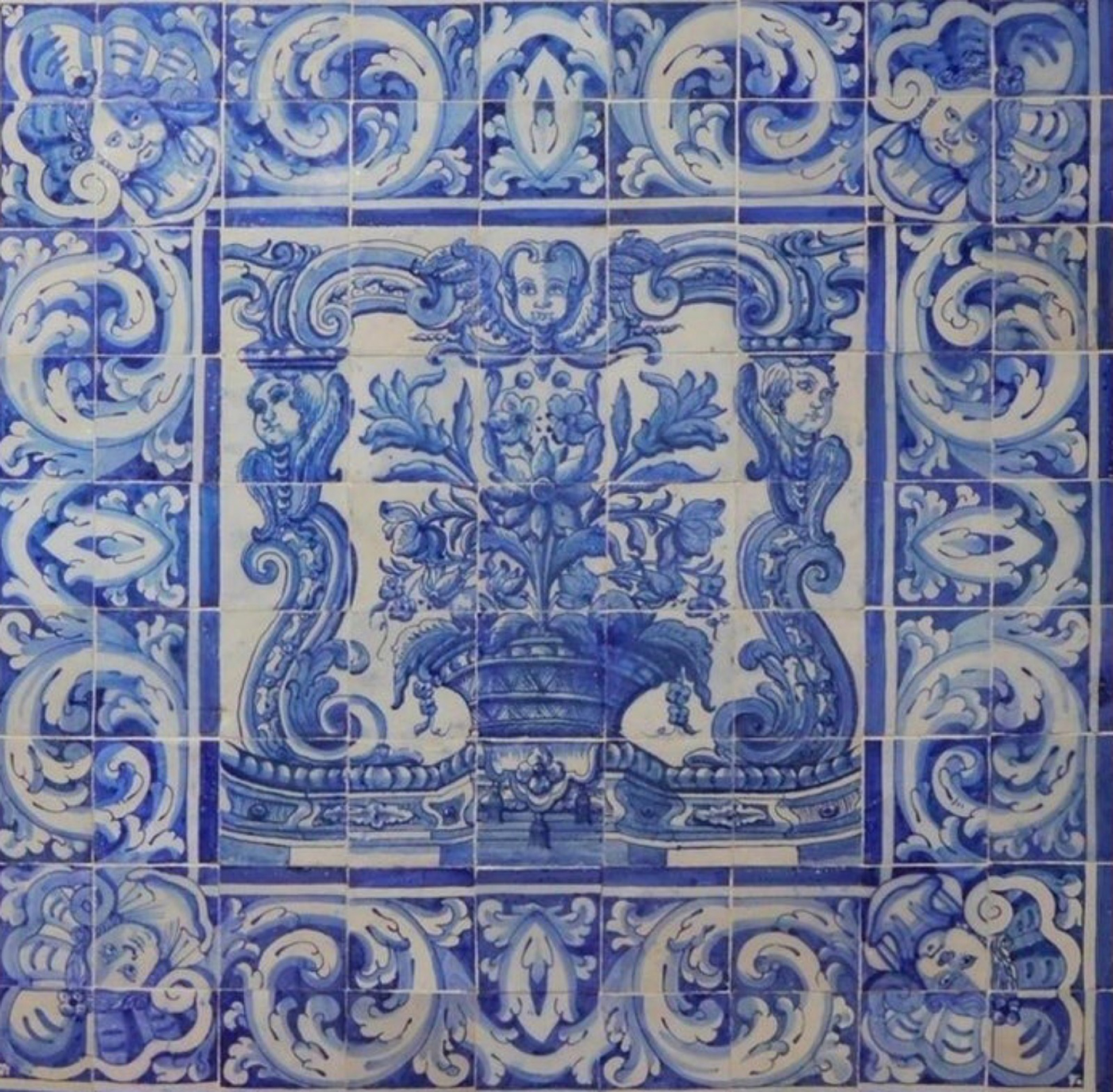 Important panel of Portuguese tiles, 17th century - Image 3 of 4