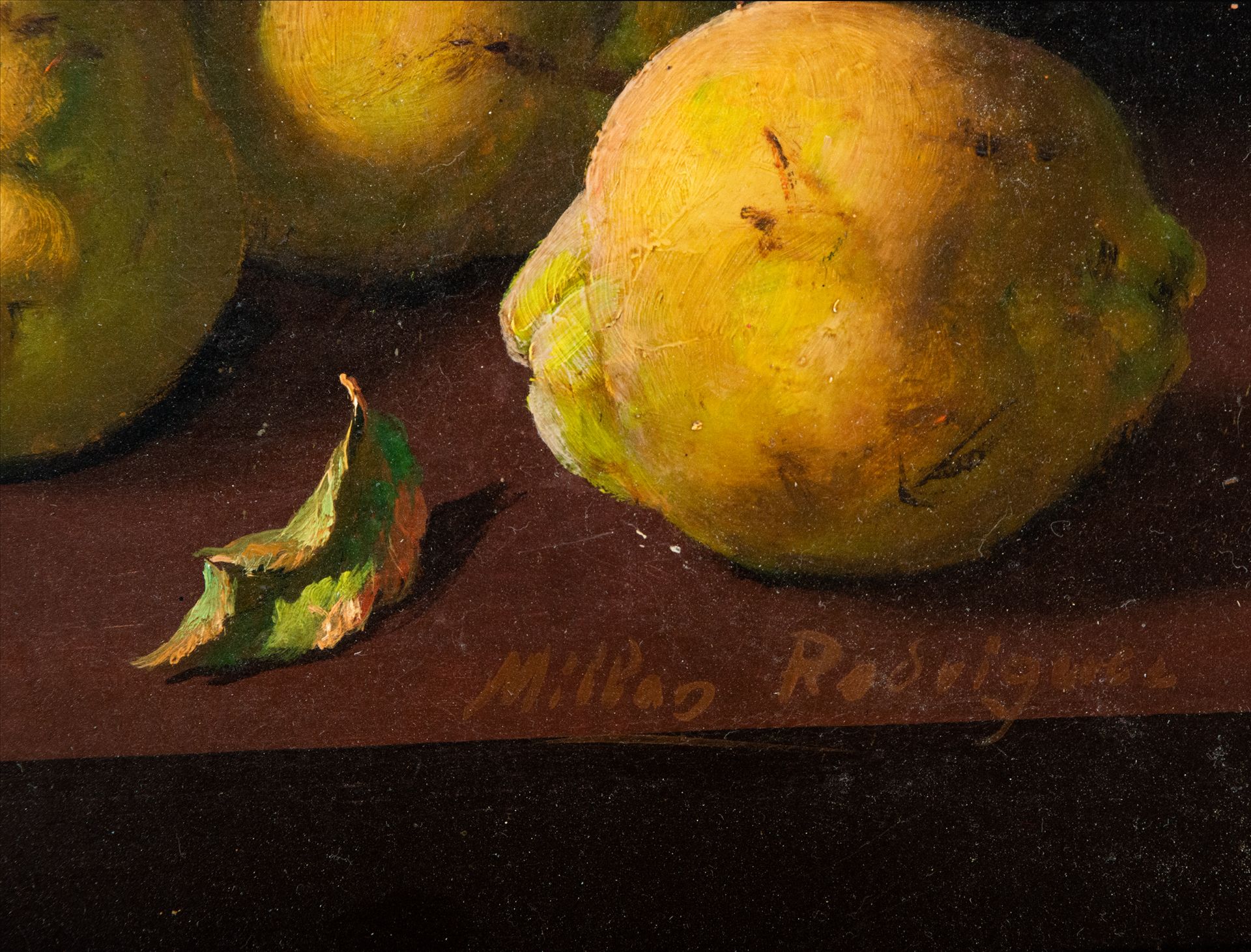 Still Life with Lemons, Millás Rodríguez, Spanish school of the 20th century - Image 3 of 4