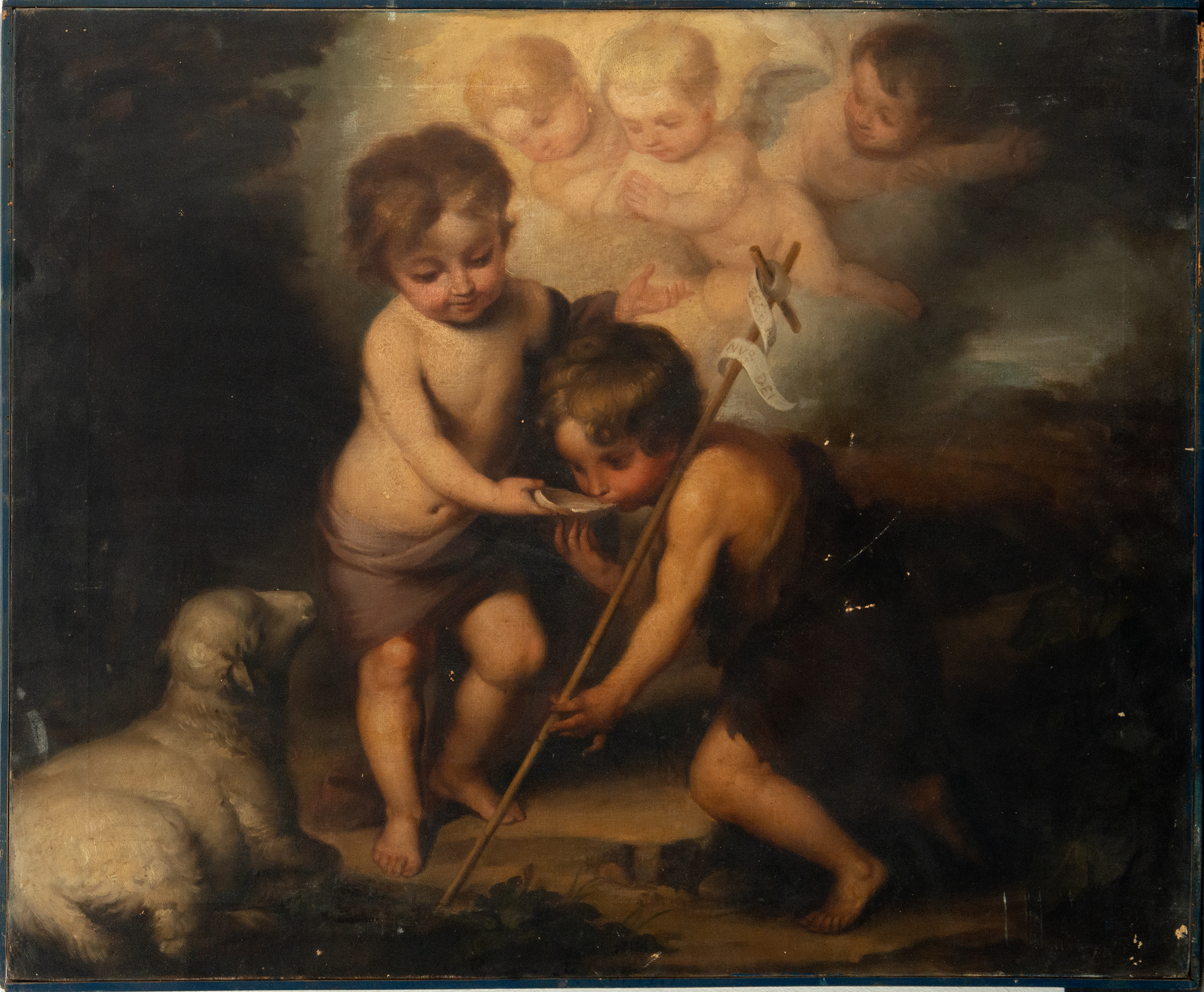 Following the models of Bartolomé Esteban Murillo, 19th century Spanish school