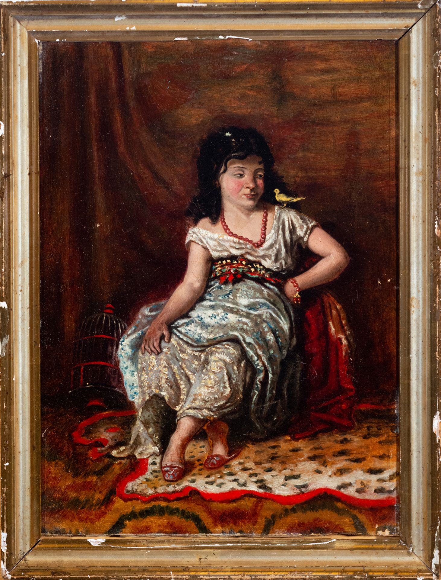 Portrait of Orientalist Lady, 19th century Italian school