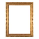 Louis XVI style frame in gilt and wood molding, 19th century signs