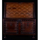 Exceptional Novohispanic Renaissance colonial chest, Mexican colonial school, 16th century