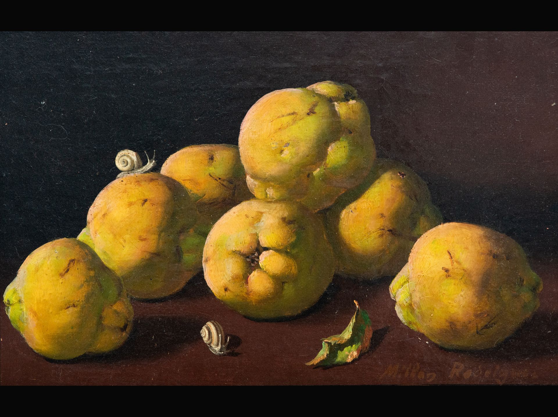 Still Life with Lemons, Millás Rodríguez, Spanish school of the 20th century - Image 2 of 4
