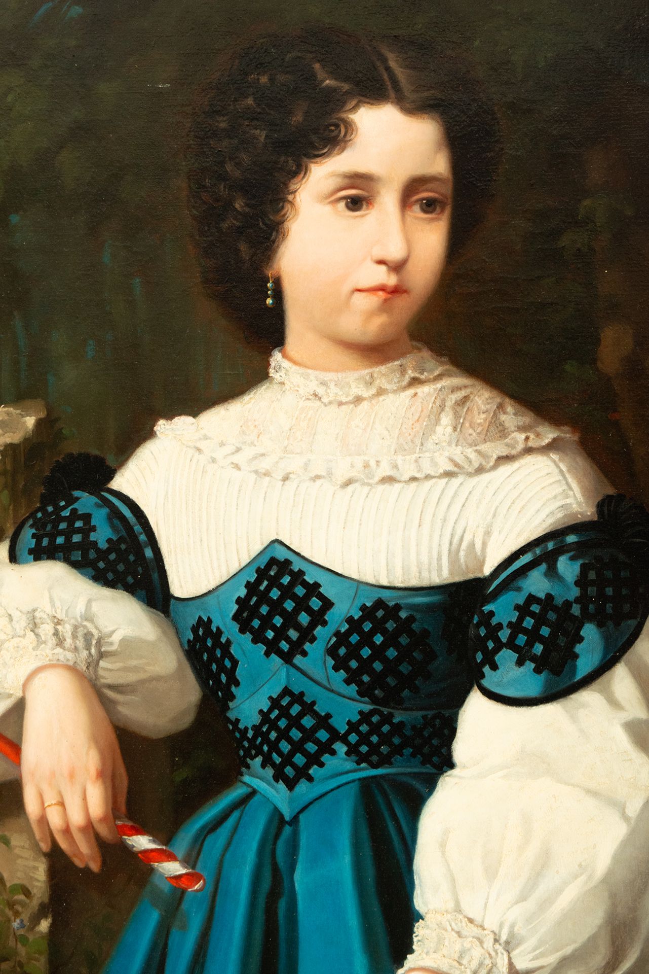 Portrait of a Girl, Federico de Madrazo 1861 (Rome, 1815 - Madrid, 1894) - Image 2 of 4