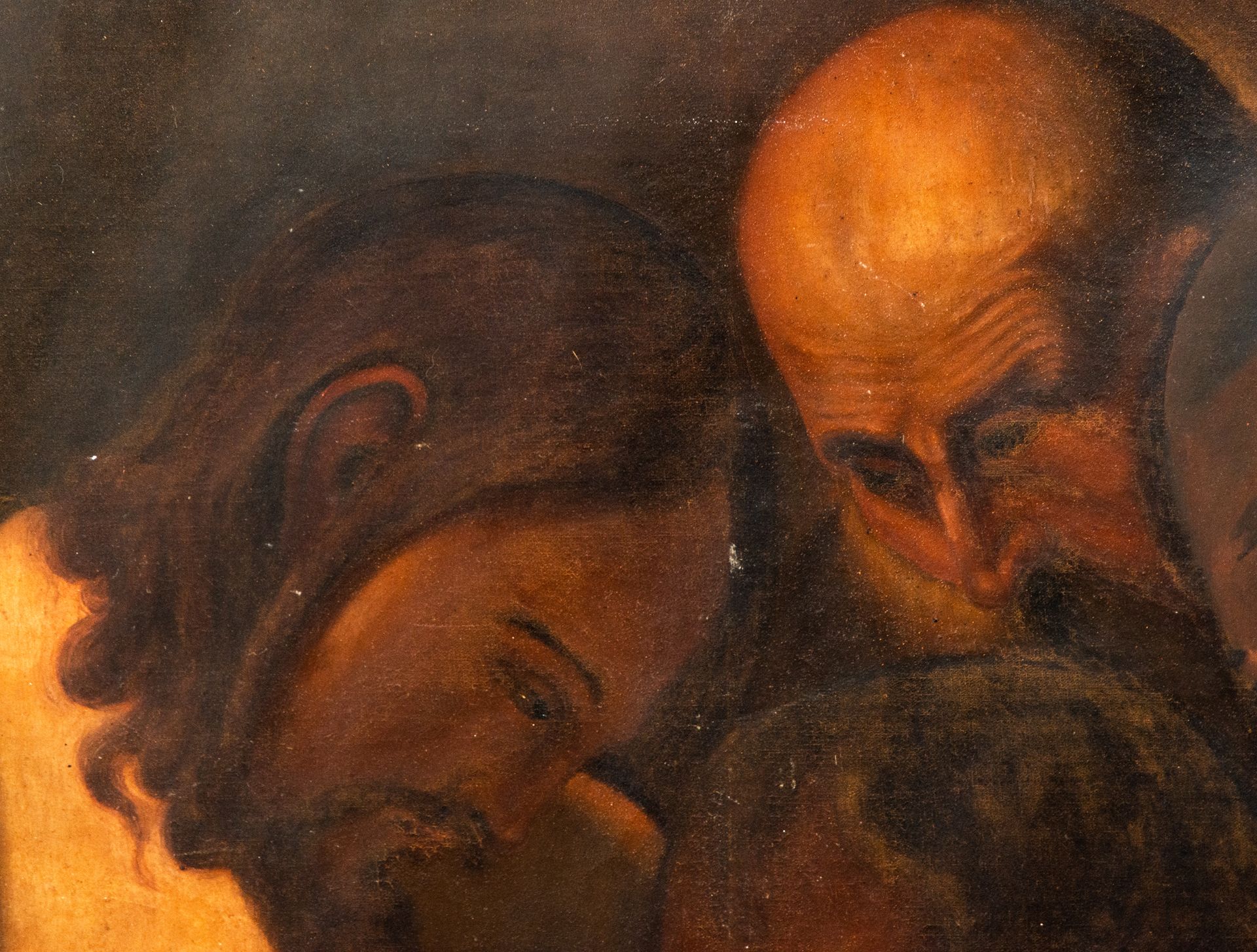 The incredulity of Saint Thomas, after Caravaggio, 19th century Spanish school - Bild 3 aus 6