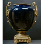 Large and Beautiful Sèvres Vase mounted in gilt bronze, Napoleon III Period, France, 19th century