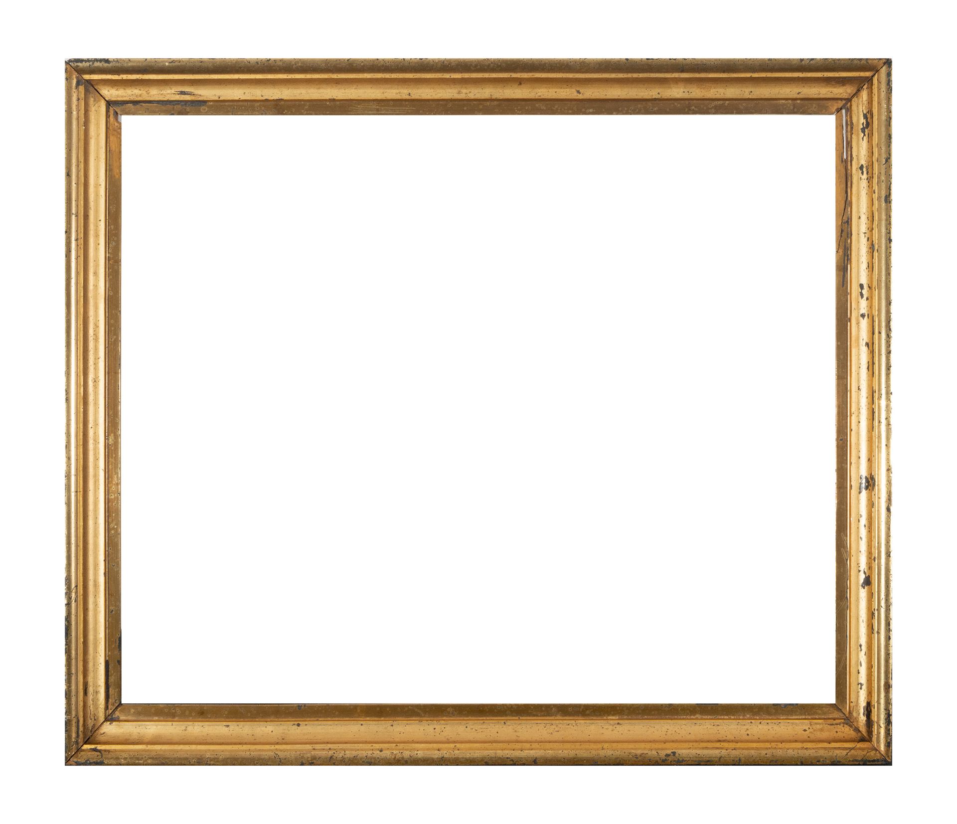 Smooth gilt frame, 19th century