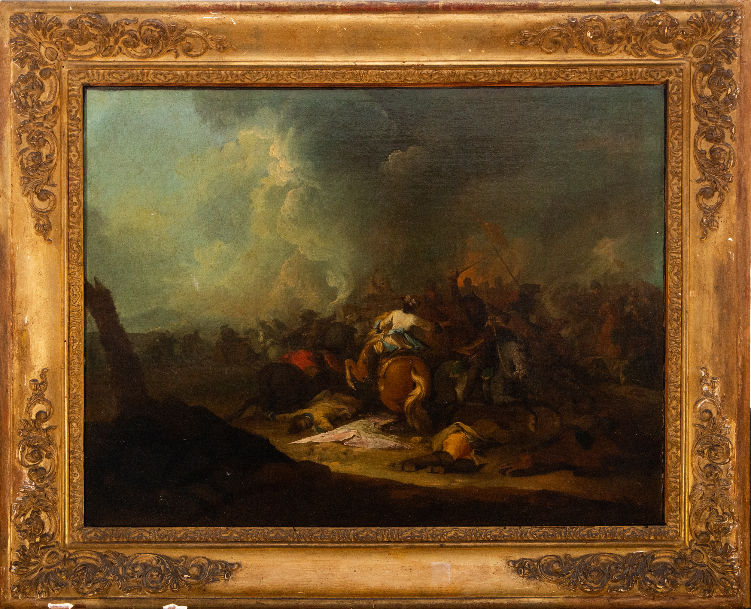 Important Battle Scene, Italian or Austrian school, early 18th century