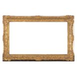Louis XIV style frame in wood and gilt trim, XIX
