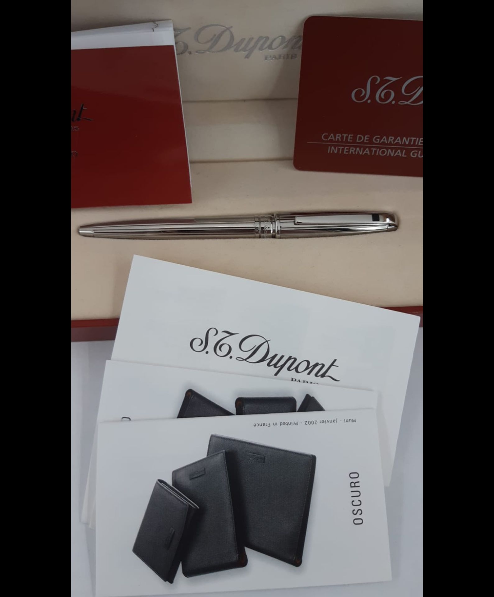 Dupont mini Platinum ballpoint pen, gentleman - Bild 2 aus 2