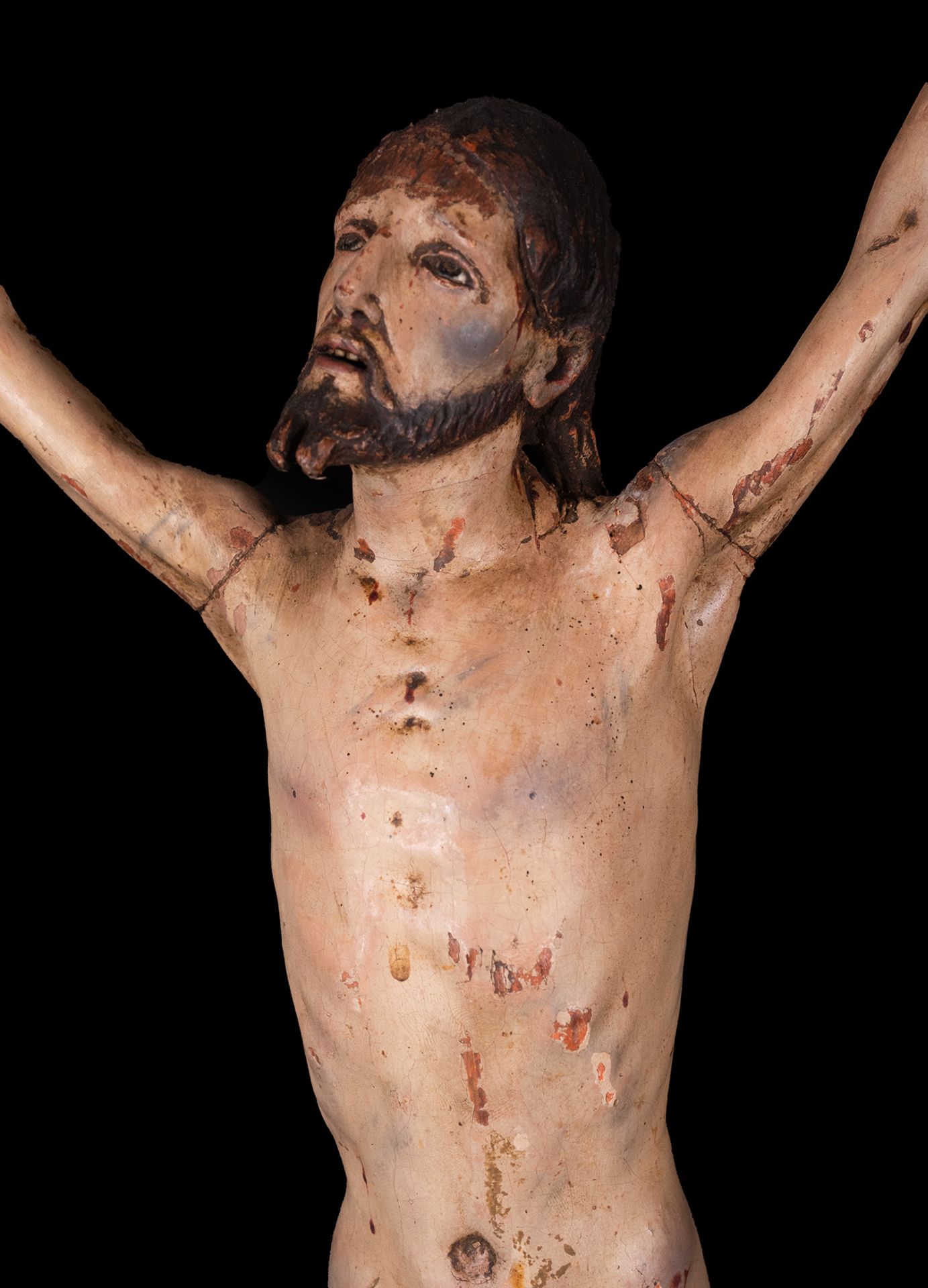 Important New Spanish colonial Christ, 17th century - Image 2 of 8