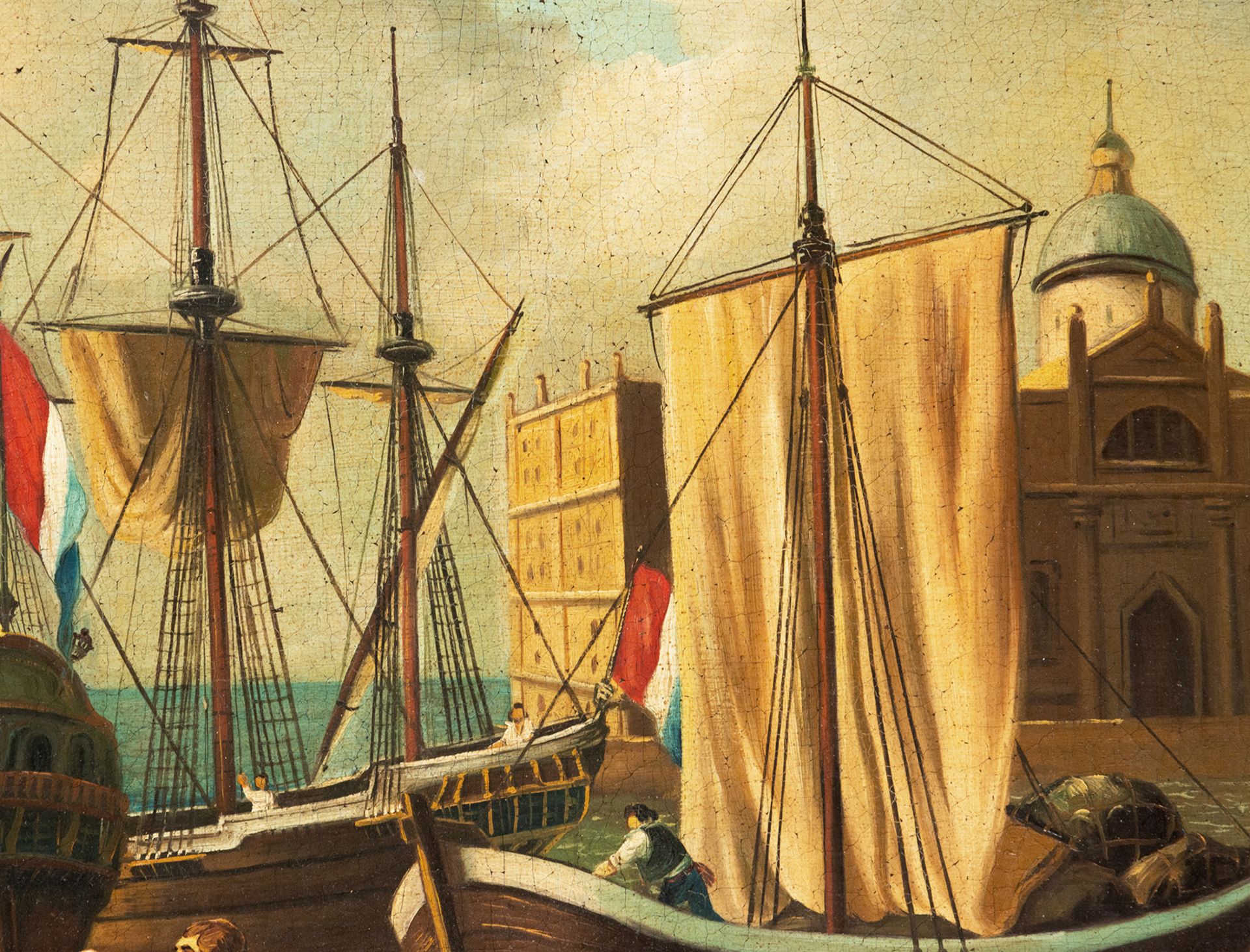 Pair of Marine views, Italian school of the 18th - 19th centuries - Bild 5 aus 12