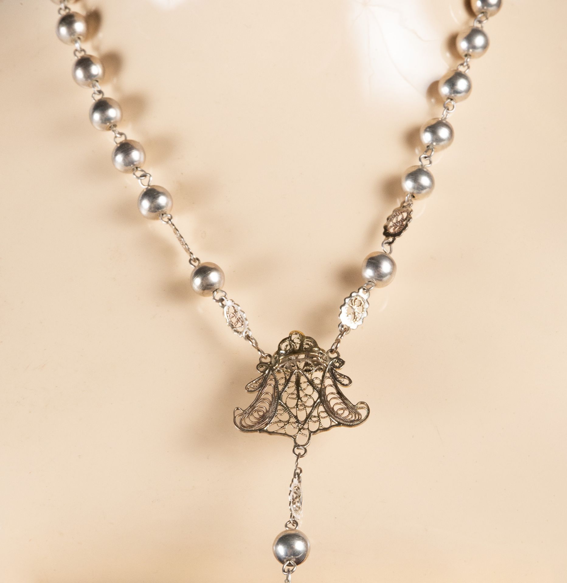 Rosary in Silver, 19th century - Bild 3 aus 3