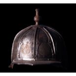 Chinese Cavalry Officer Soldier's Helmet, Qing Dynasty, 19th Century Chinese School