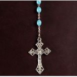 Rosary in Silver and Turquoise, 19th century