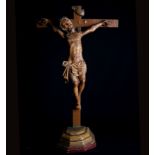 Colonial Wooden Christ, 18th century