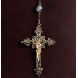 Silver and Crystal Rosary, 19th century
