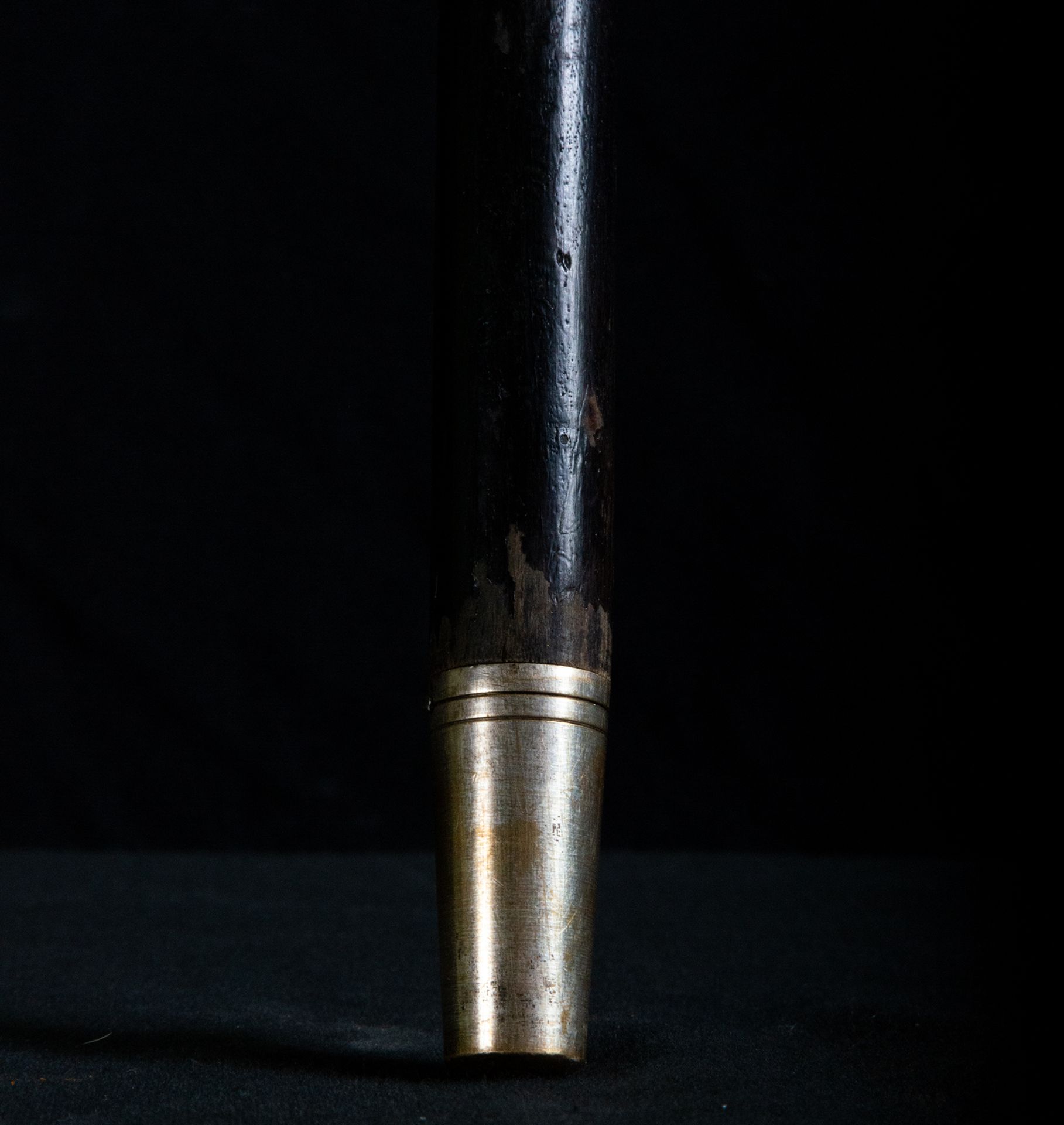 Marquis cane with silver handle topped with a Royal Crown, 19th century - Image 4 of 4