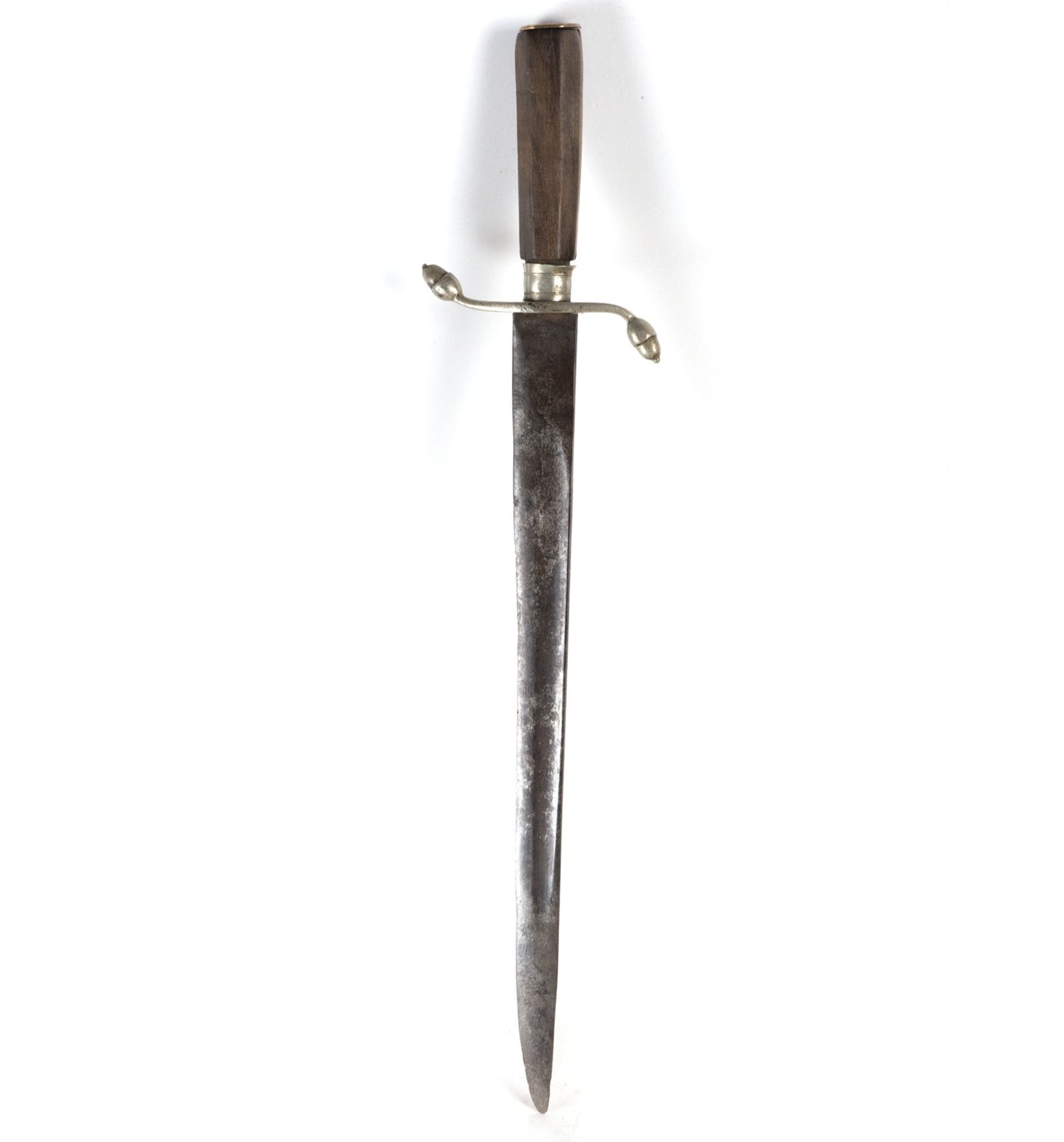 French Dagger in Bronze and Wood, 18th century