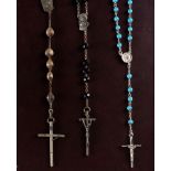 Lot of 3 Rosaries, XIX - XX centuries