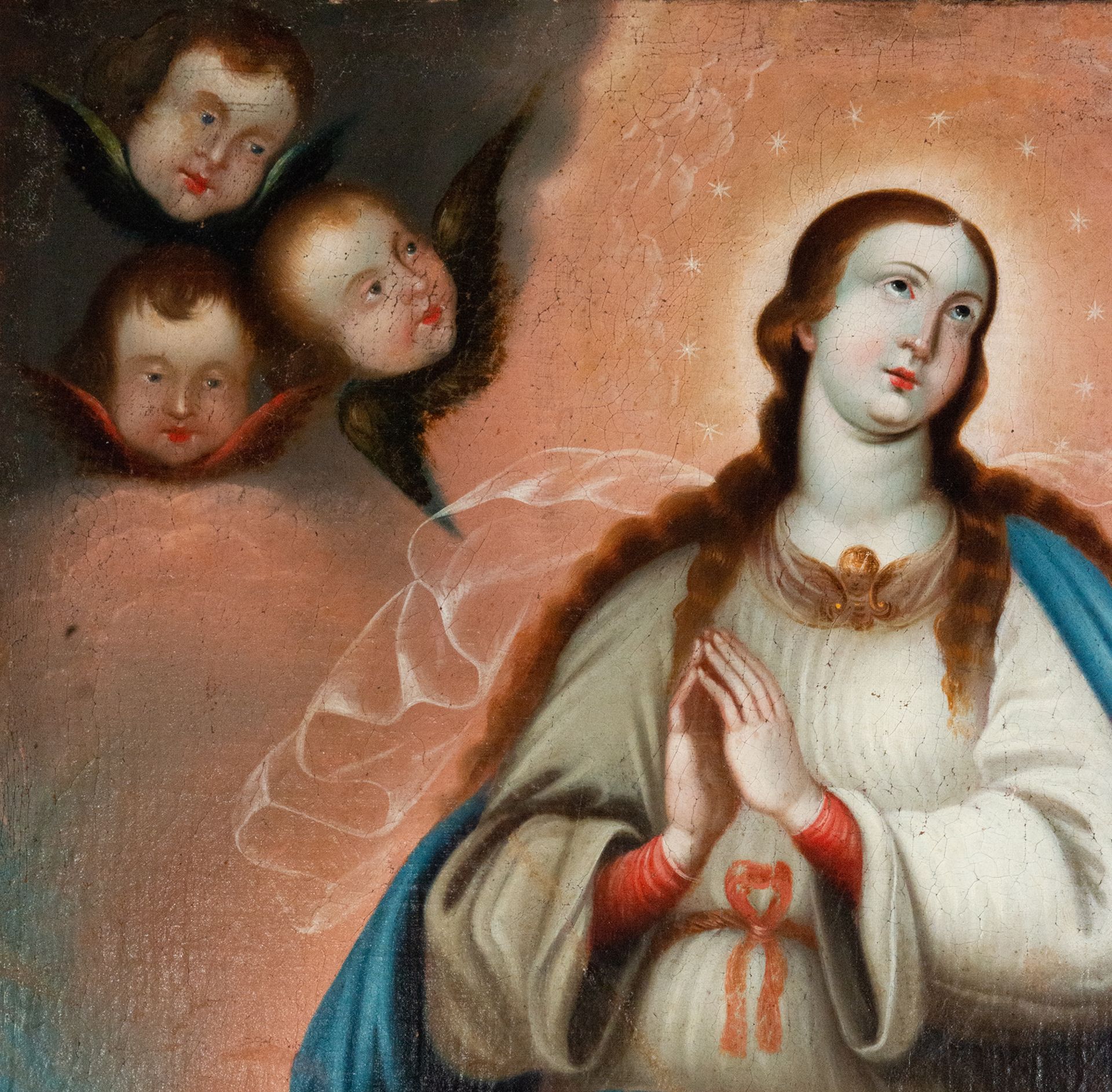 Great Virgin Immaculate Colonial Novohispana, 18th century - Bild 3 aus 7