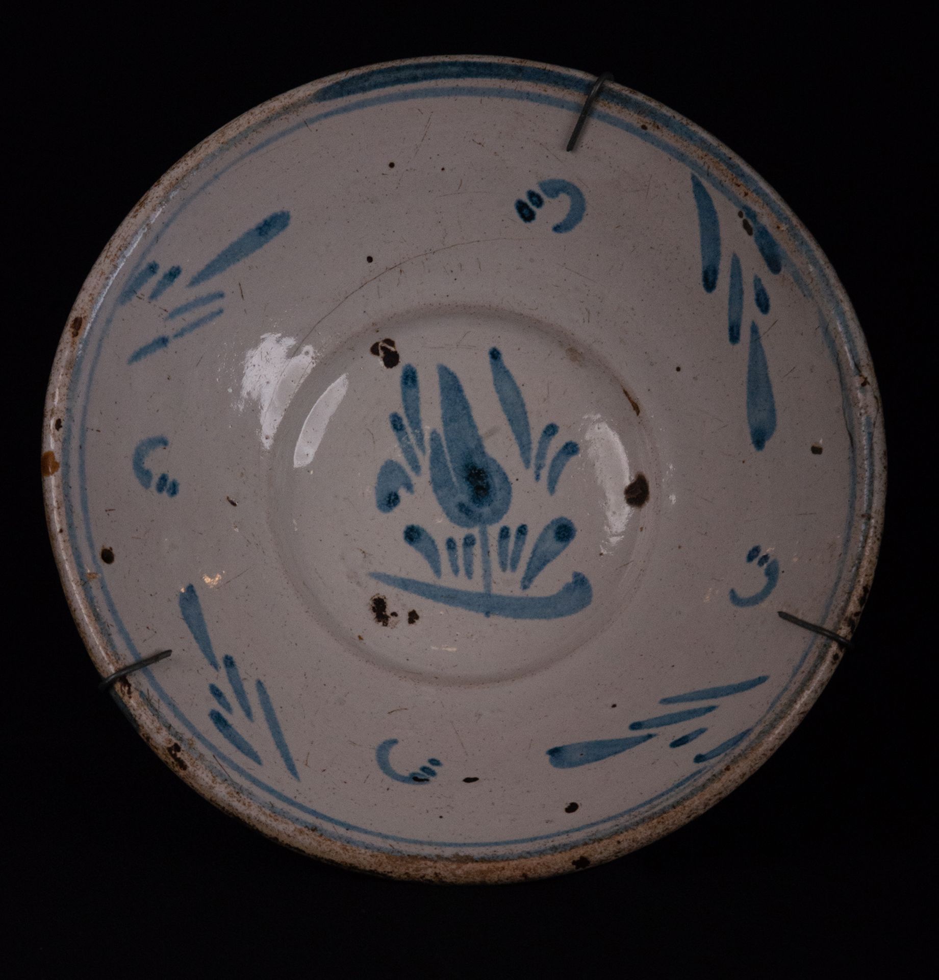 Aragonese ceramic plate, 18th century